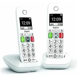 Gigaset Téléphone sans fil E290 Duo Blanc