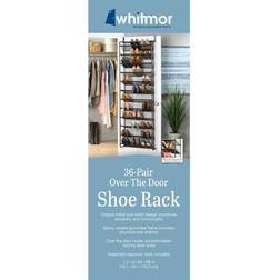 Whitmor 12-Tier Over-the-Door Shoe Rack