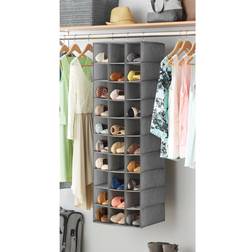 Whitmor Hanging Shelves Closet Organizer 30 Section Shoe Rack