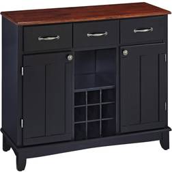 Homestyles Cherry Buffet Liquor Cabinet