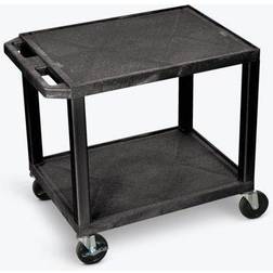 Luxor Multipurpose 26"H Utility Cart Trolley Table