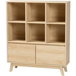 Baxton Studio Danina Japandi Book Shelf