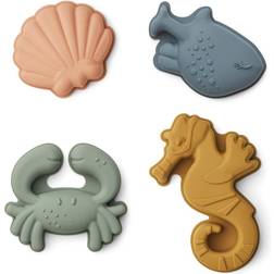 Liewood sandforme 4 stk Sea creature Sandy