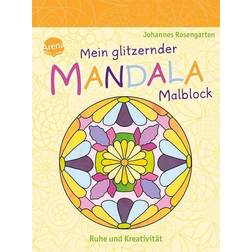 Arena Mein glitzernder Mandala-Malblock. Ruhe und Kreativität