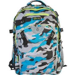 WHEEL BEE Freizeit-Rucksack Generation Z, Camouflage blau