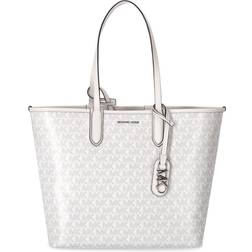 Michael Kors Womens Opt/allum Eliza Large Monogram-print Cotton-blend Tote bag