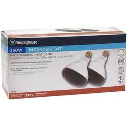 Westinghouse SOFTLENS250W REDHEAT 2PK Pack of 1