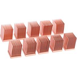 AlphaCool GPU Copper Heatsinks 10 10mm 10-pack