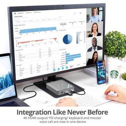 SIIG USB-C Multitask Mini Dock with Conference