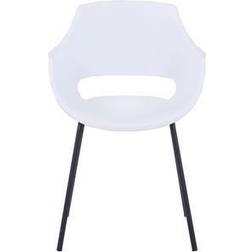 SIT Plastic Metal White Kitchen Chair