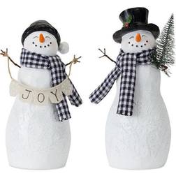 Melrose 8.5" Snowman Tabletop Accents, 4ct. Christmas Tree Ornament