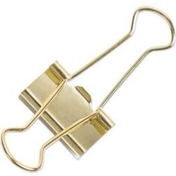 U Brands Binder Clips Small Gold 72/Pack 3595U0624