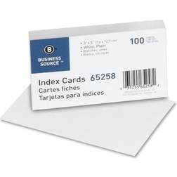 Business Source Plain Index Card