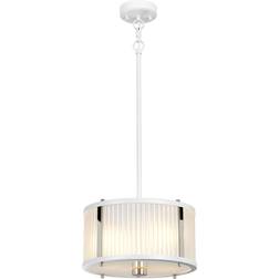 Elstead Lighting Corona Cylindrical 2 Pendant Lamp