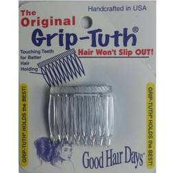 Miles Kimball Grip-Tuth Combs Set Of 2 Clear