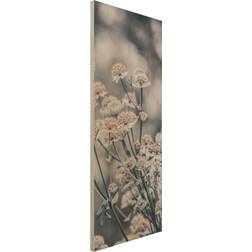 Tableau en bois Bouquet de fleurs mystiques