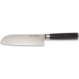 Echtwerk Damaskniv Santokukniv Traditionell Japansk Kniv 18 cm