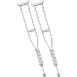 Drive Medical Walking Crutches with Underarm Pad and Handgrip rtl10402