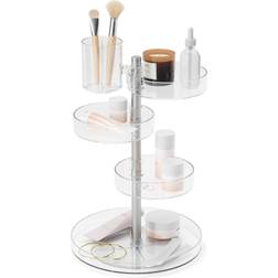 Umbra Organiseur De Salle De Bain 5 Plateaux Rotatifs Pirouette H 34 cm - Transparent