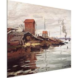 Quadro In Alluminio Claude Monet La Seine Au Petit-Gennevilliers