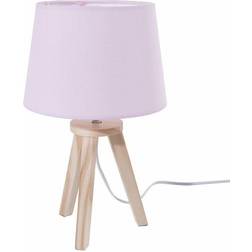 Atmosphera Bordlampe Sengelampe Med Pink Lampeskærm 31 cm Natlampe