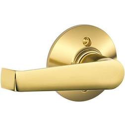 Schlage Elan Lever Non-Turning Lock Bright F170 ELA 605