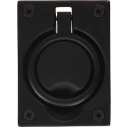 Baldwin Flush Ring Pull Black