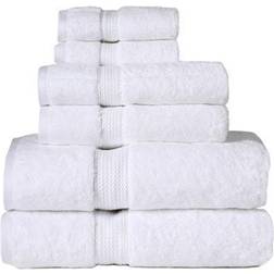 Superior Egyptian Cotton Heavyweight Solid Bath Towel White