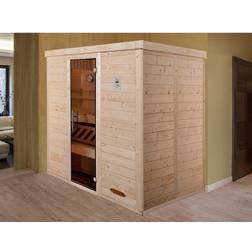 Weka Elementsauna 529 BioS Set mit Glastür