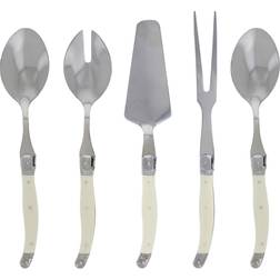 French Home Flatware Ivory Five-Piece Laguiole Serveringsskje