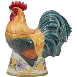 Certified International Floral Rooster 1-Piece 3-D Kakeboks