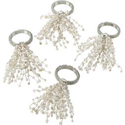 Saro Lifestyle Beaded Spray Napkin Ring 4