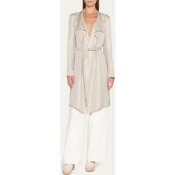 Giorgio Armani Trench Coat Woman Champagne