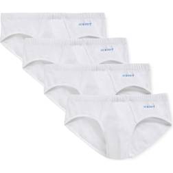 2(X)IST Men's Cotton Stretch Bikini Briefs 4-pack - White