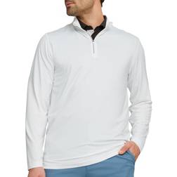 Puma Men's You V Golf 1/4 Zip Pullover - White