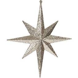 Vickerman 12 Rose Gold Iridescent Glitter Bethlehem Star 2 Christmas Tree Ornament