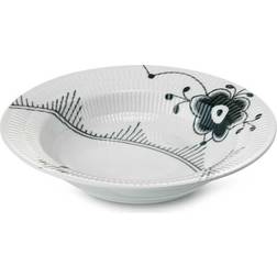 Royal Copenhagen Black Mega Fluted Djup tallrik 21cm