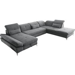 Stella Trading Melfi Dark Grey Sofa 350cm