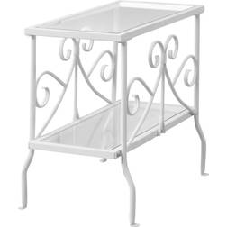 Monarch Specialties I Metal Tempered Small Table