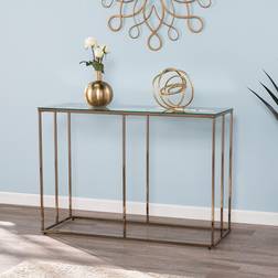 Southern Enterprises Nicholance Contemporary Glass-Top Console Table