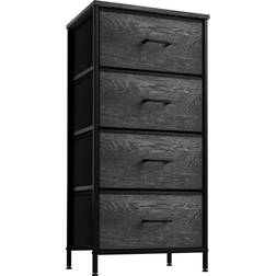 Sorbus Drawer Black Chest of Drawer 17.8x37.5"