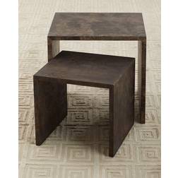 Jamie Young Company Bedford Burlwood Nesting Table