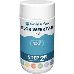 Swim & Fun Weektab Slow Chlorine Tablets 200g 1kg