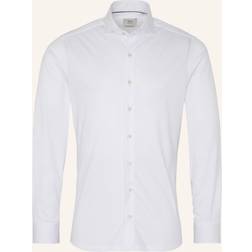 Eterna Soft Tailoring Jersey Slim Fit - White