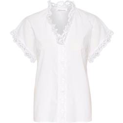 Karen by Simonsen Caliopekb Blouse Bluser 10103864 Bright White