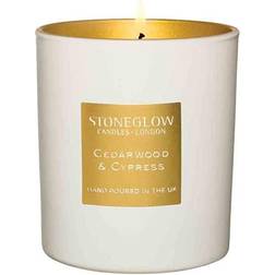 Stoneglow Luna Cedarwood & Cypress Scented Candle 220g