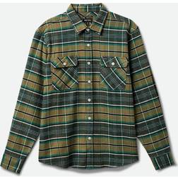 Brixton Bowery Stretch WR Flannel Grøn, 2XL