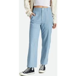 Brixton Vancouver Pant - Blue/White Stripes