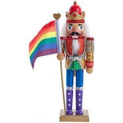 Kurt Adler Gay Pride Flag Christmas Nutcracker