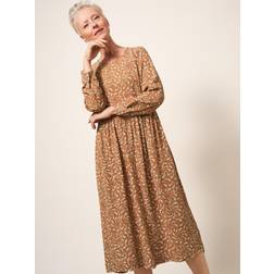 White Stuff Elisa Dress 12, TANMULTI
